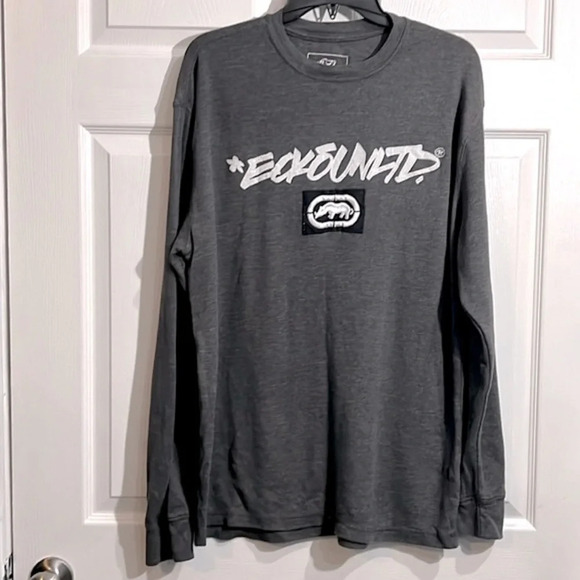 Ecko Unlimited Men’s Gray Thermal shirt - Size XL - Picture 1 of 6